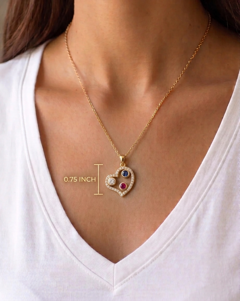Hearts Of Color Pendant
