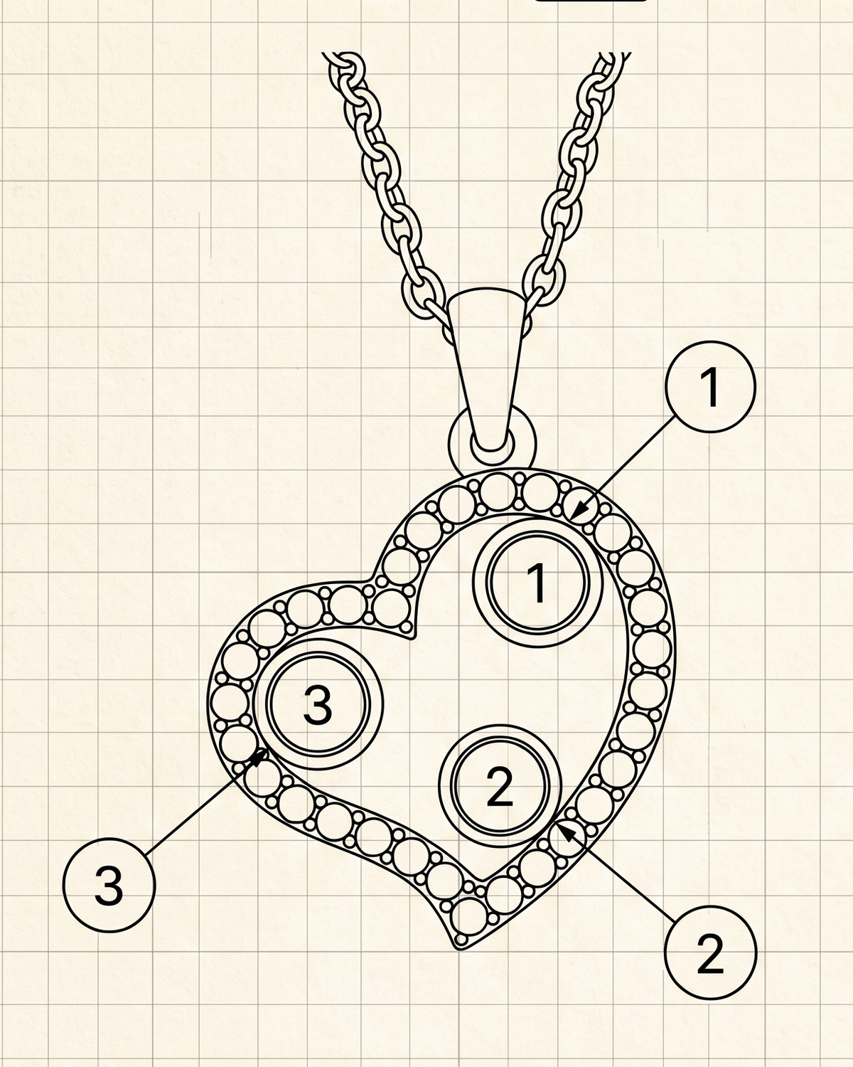Hearts Of Color Pendant